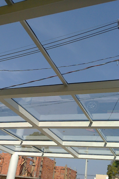 cOBERTURA EM VIDRO
Cobertura fixa