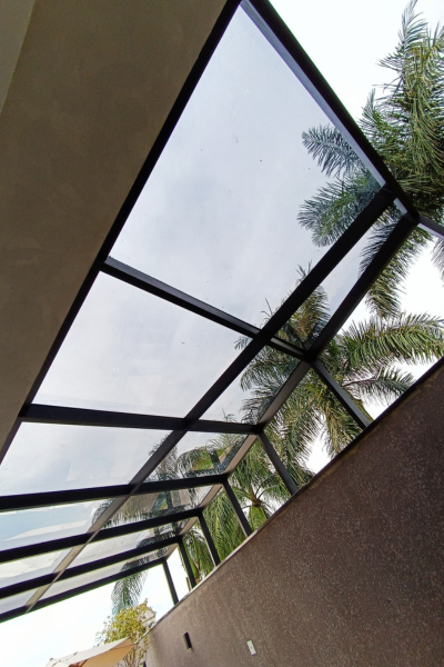 cOBERTURA EM VIDRO
Cobertura fixa