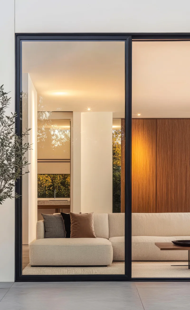 Porta max system vidro fume