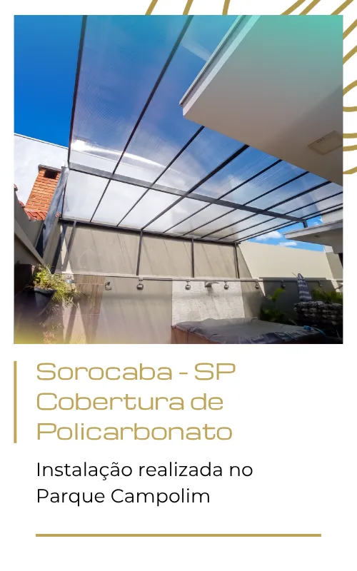 cobertura policarbonato cobertura retrátil
