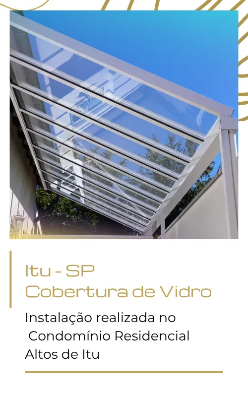 cobertura de vidro