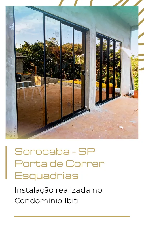 porta de correr esquadrias
