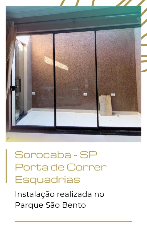 porta de correr esquadrias