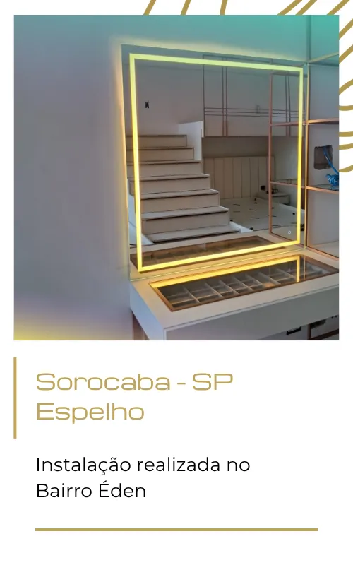 espelhos espelho lapidado espelho led